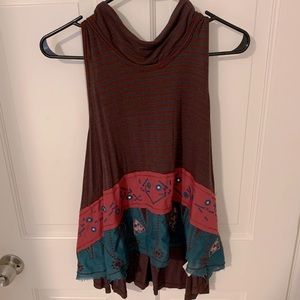Free People mock neck tank